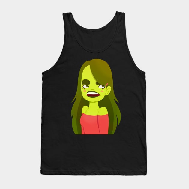 Cactus Girl Tank Top by Twkirky